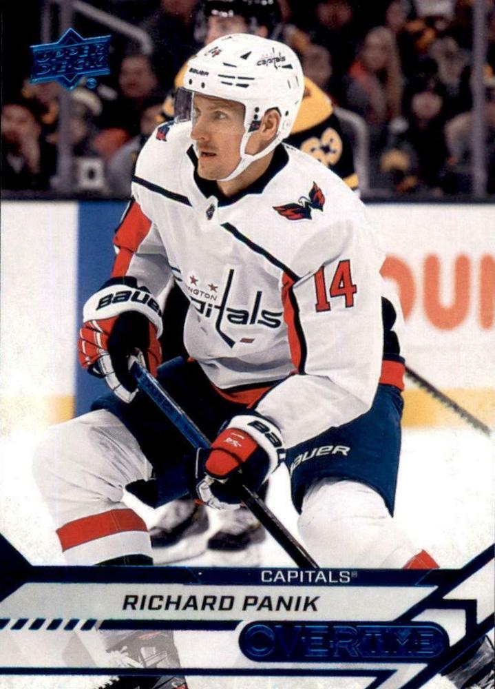 Richard Panik #72 Washington Capitals | 2020-21 Upper Deck Overtime Blue Foil