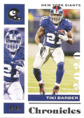 Tiki Barber #72 New York Giants | 2020 Panini Chronicles |  | NFL Football