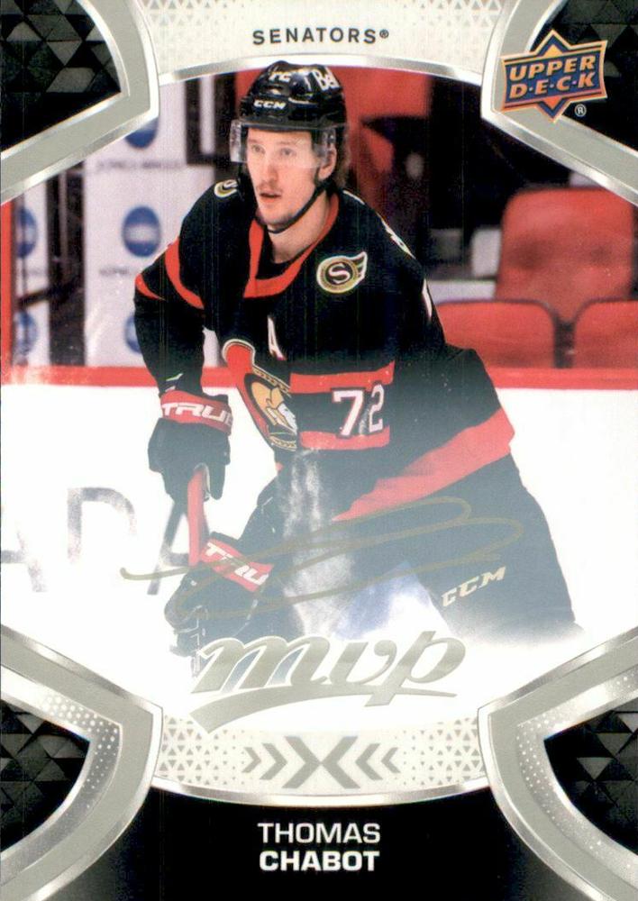 Thomas Chabot #72 Ottawa Senators | 2021-22 Upper Deck MVP Silver Script