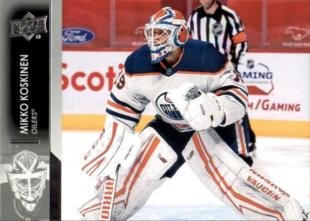 Mikko Koskinen #72 Edmonton Oilers | 2021-22 Upper Deck