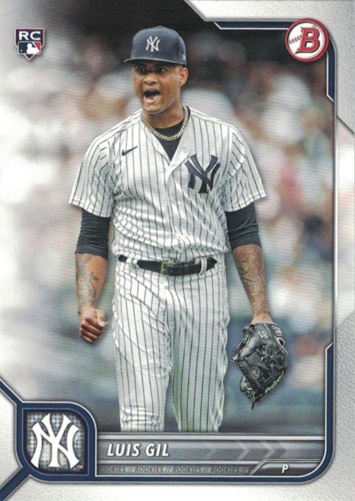 Luis Gil #72 New York Yankees | 2022 Bowman