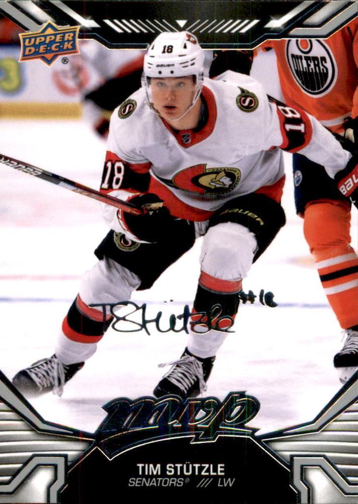 Tim Stutzle #72 Ottawa Senators | 2022-23 Upper Deck MVP Silver Script