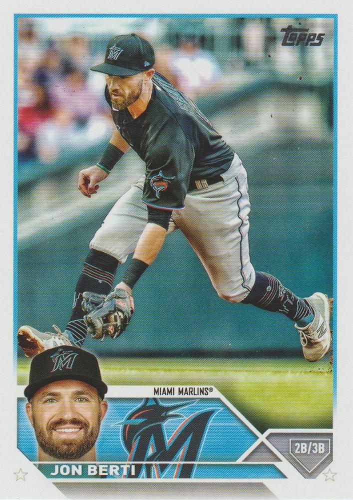 Jon Berti #72 Miami Marlins | 2023 Topps