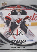 Vitek Vanecek #72 New Jersey Devils | 2023-24 Upper Deck MVP Silver Script