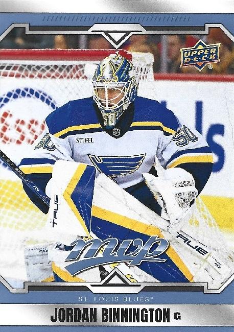 Jordan Binnington #72 St. Louis Blues | 2024-25 Upper Deck MVP