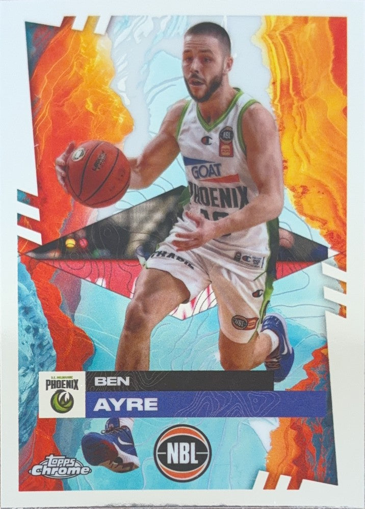 Ben Ayre #72 S.E. Melbourne Phoenix | 2024-25 Topps Chrome NBL (front)