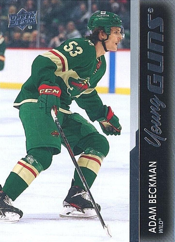 Adam Beckman #733 Minnesota Wild | 2021-22 Upper Deck