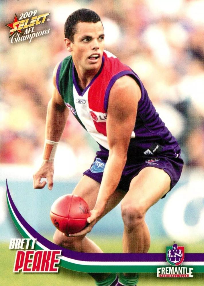 Brett Peake #73 Fremantle Dockers | 2009 Select AFL Champions