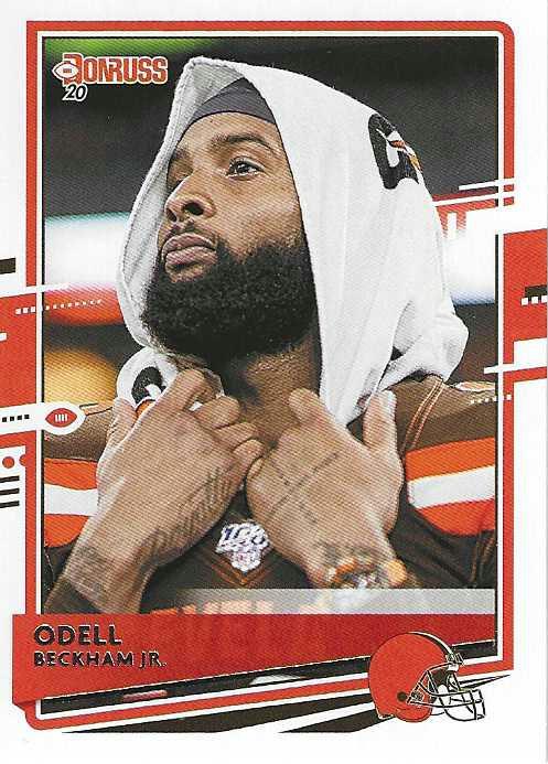Odell Beckham Jr. #73 Cleveland Browns (Towel on head) | 2020 Panini Donruss | NFL Football