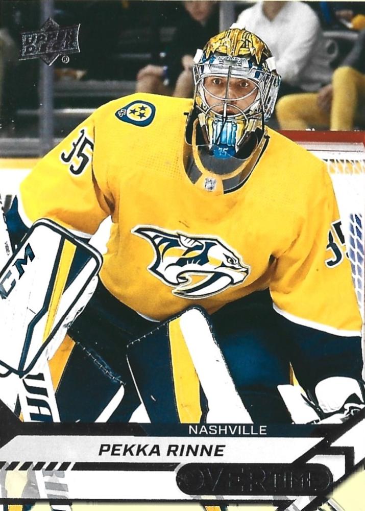 Pekka Rinne #73 Nashville Predators | 2020-21 Upper Deck Overtime