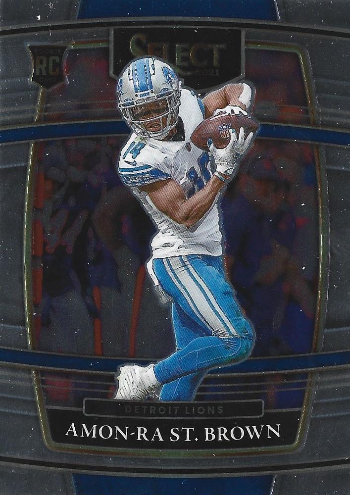Amon-Ra St. Brown #73 Detroit Lions | 2021 Panini Select |  | NFL Football