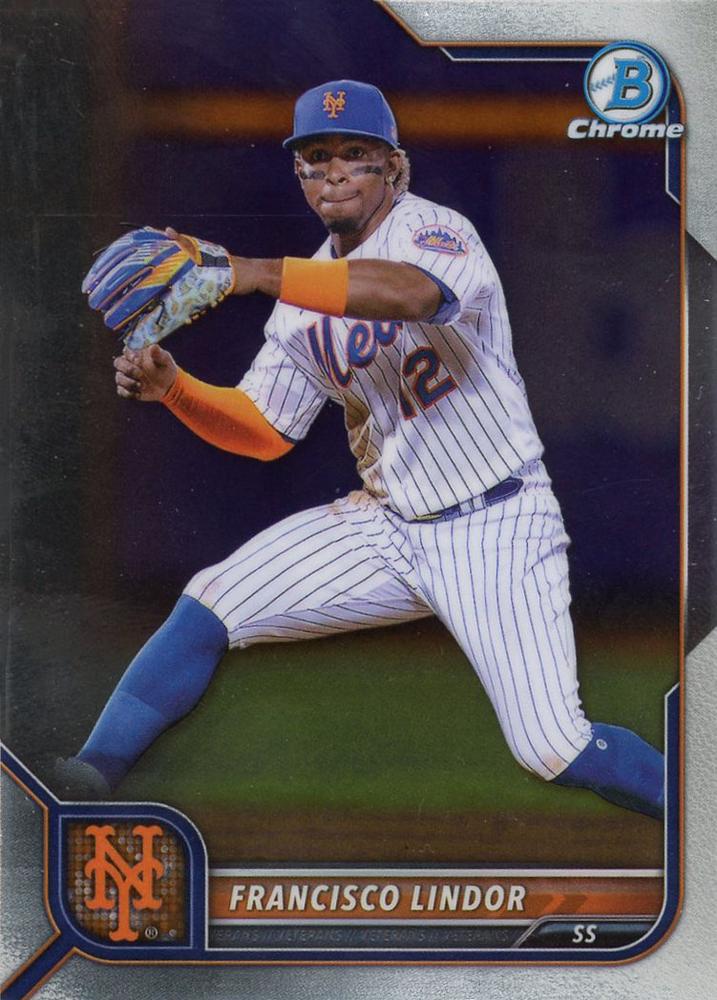 Francisco Lindor #73 New York Mets | 2022 Bowman Chrome