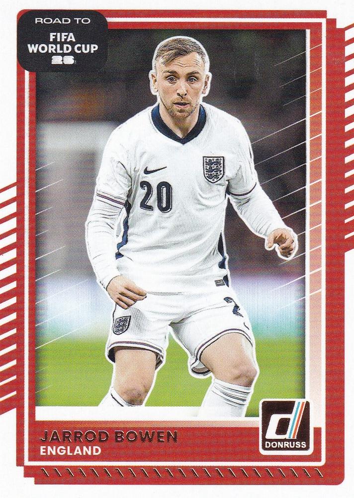 Jarrod Bowen #73 England | 2025-26 Donruss Road to FIFA World Cup