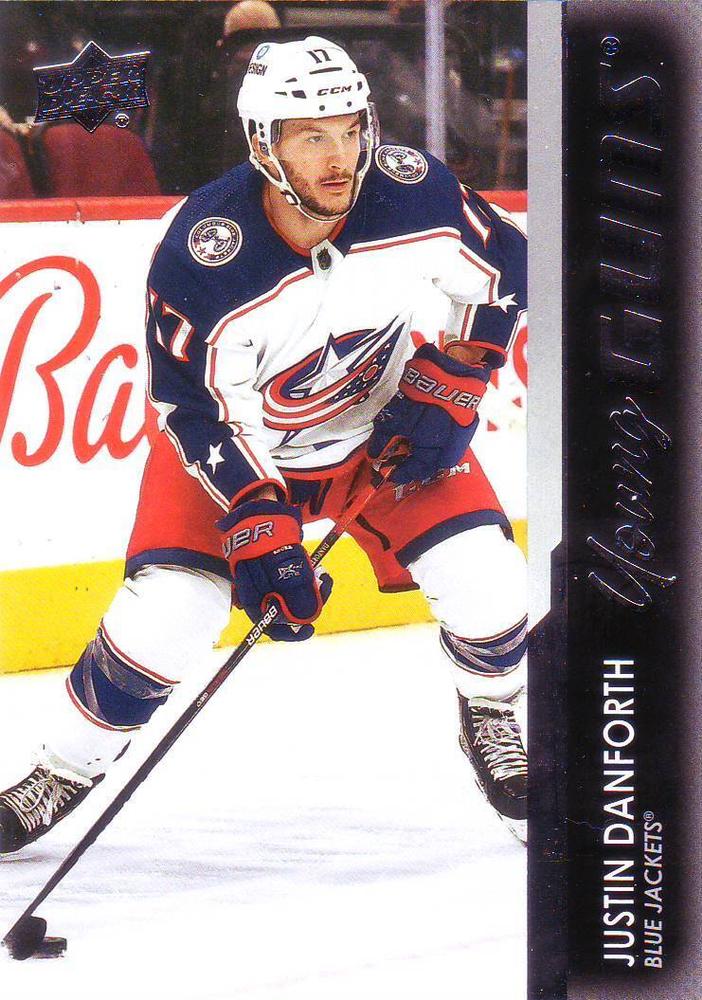 Justin Danforth #743 Columbus Blue Jackets | 2021-22 Upper Deck