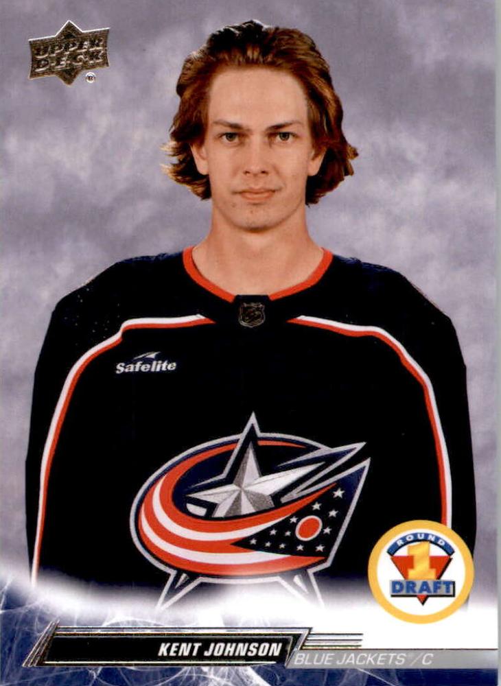 Kent Johnson #743 Columbus Blue Jackets | 2022-23 Upper Deck