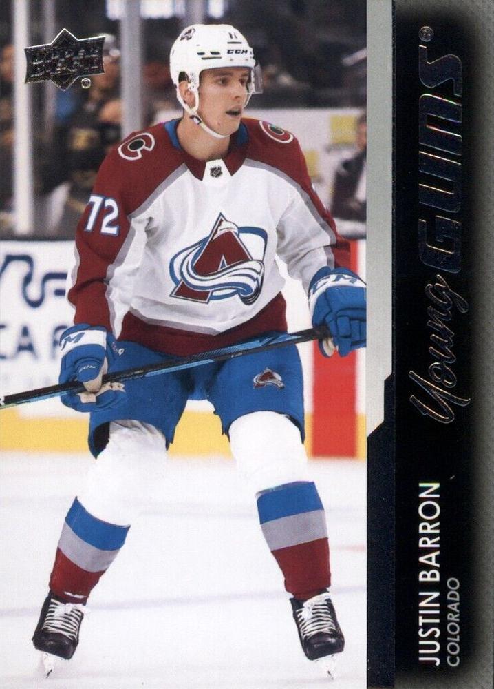 Justin Barron #744 Colorado Avalanche | 2021-22 Upper Deck