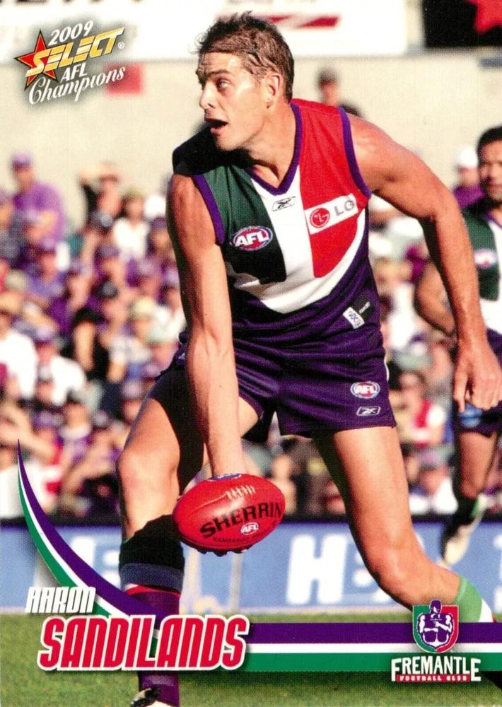 Aaron Sandilands #74 Fremantle Dockers | 2009 Select AFL Champions