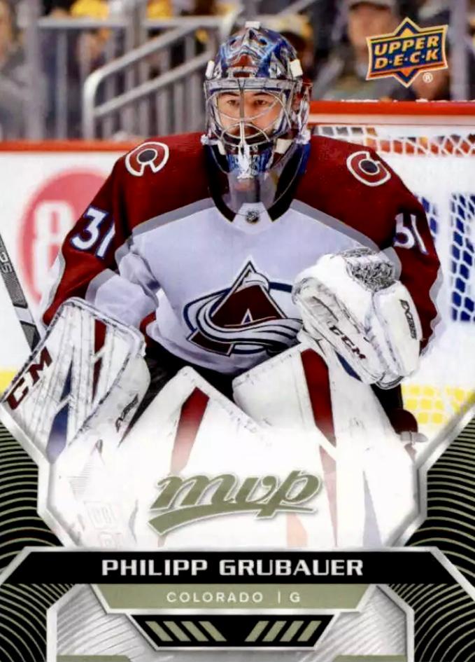 Philipp Grubauer #74 Colorado Avalanche | 2020-21 Upper Deck MVP