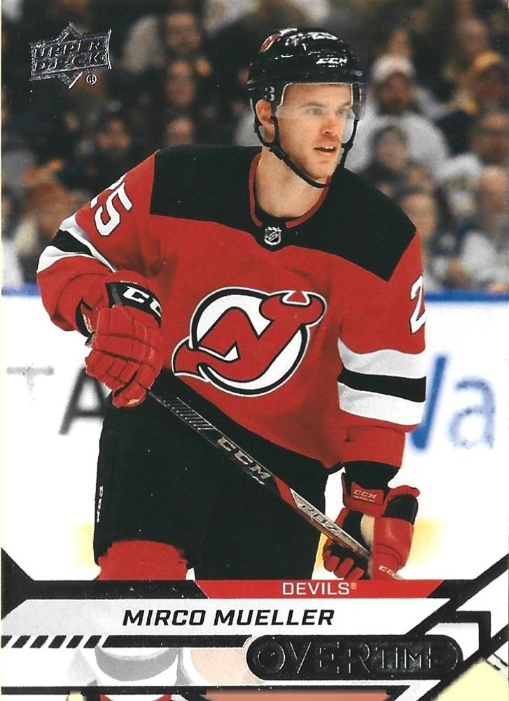 Mirco Mueller #74 New Jersey Devils | 2020-21 Upper Deck Overtime