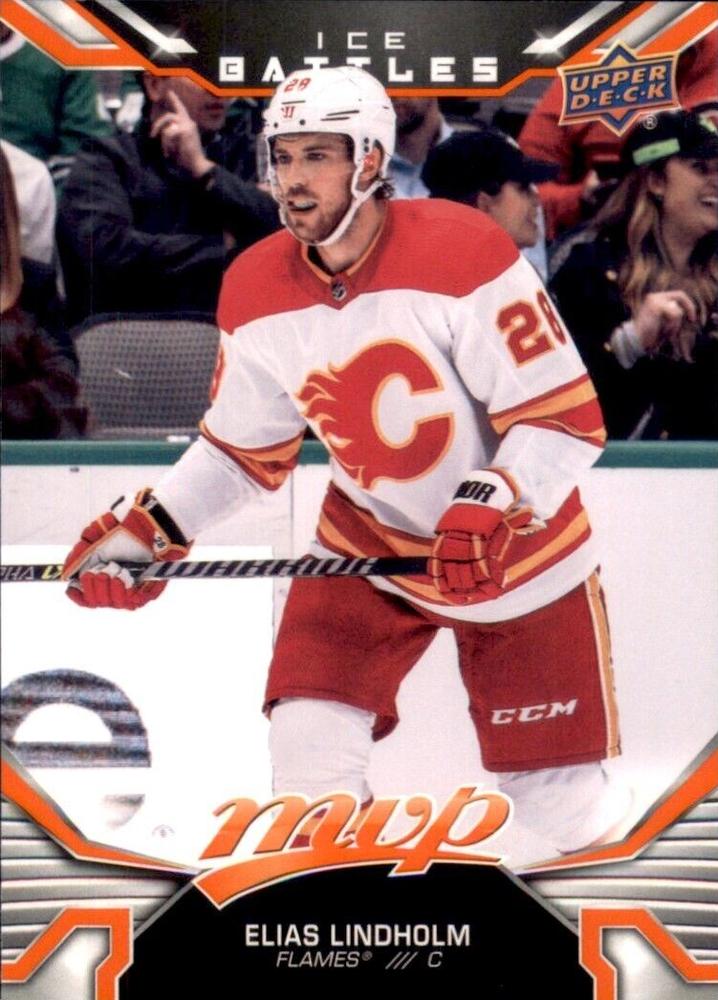 Elias Lindholm #74 Calgary Flames | 2022-23 Upper Deck MVP Ice Battles