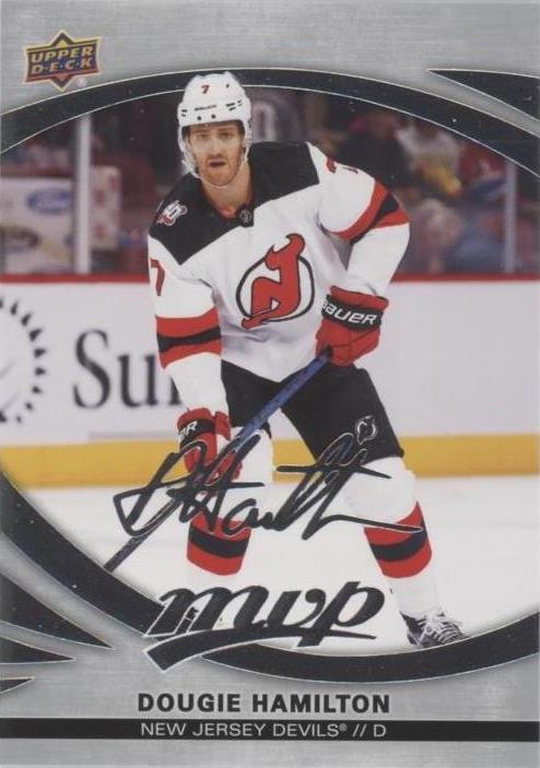 Dougie Hamilton #74 New Jersey Devils | 2023-24 Upper Deck MVP Silver Script