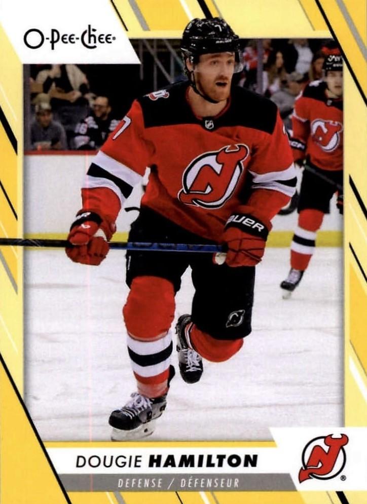 Dougie Hamilton #74 New Jersey Devils | 2023-24 O-Pee-Chee Yellow Border