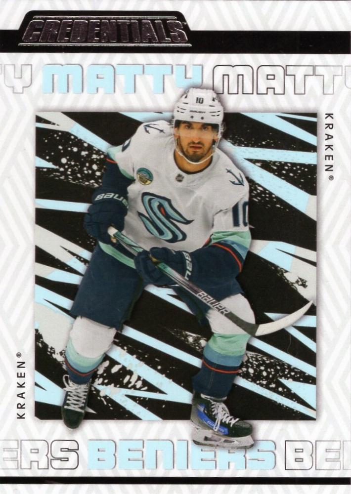 Matty Beniers #74 Seattle Kraken | 2023-24 Upper Deck Credentials