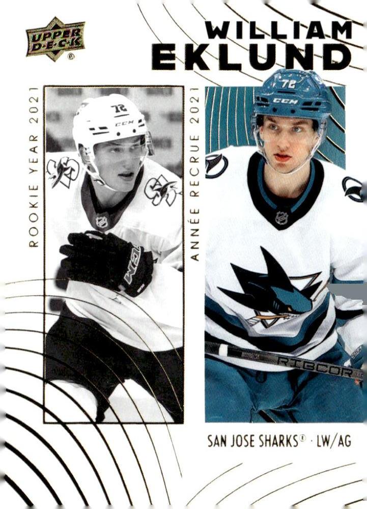 William Eklund #74 San Jose Sharks | 2024-25 Upper Deck Tim Hortons Retrospective Rookies