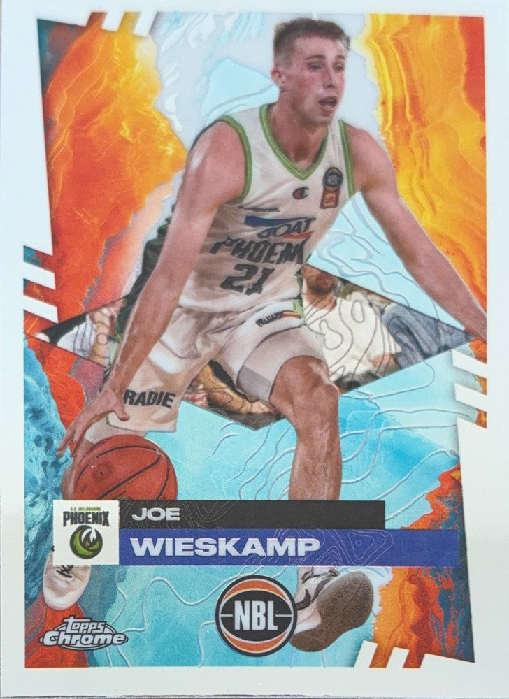 Joe Wieskamp #74 S.E. Melbourne Phoenix | 2024-25 Topps Chrome NBL (front)