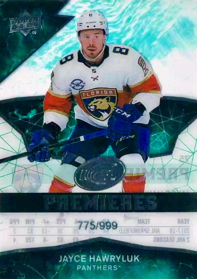 Jayce Hawryluk #75 Florida Panthers | 2018-19 Upper Deck Ice