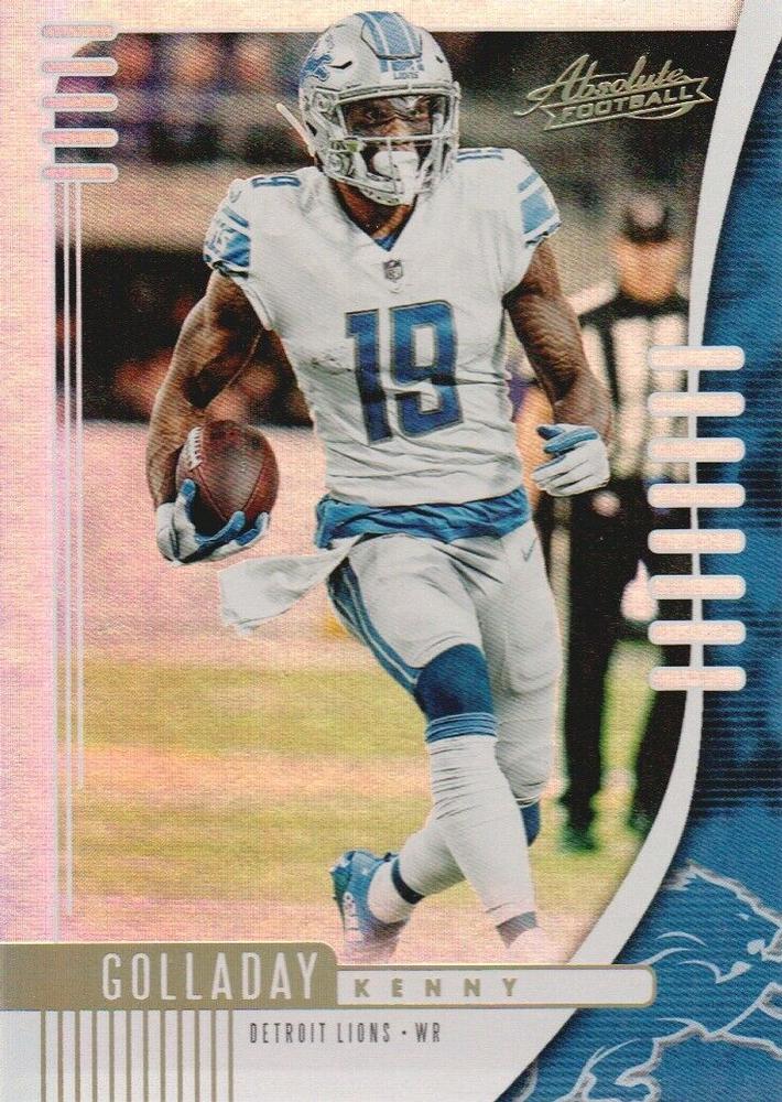 Kenny Golladay #75 Detroit Lions | 2019 Panini Absolute |  | NFL Football