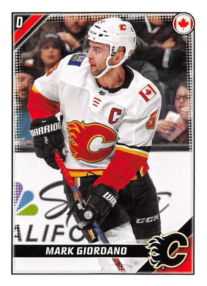 Mark Giordano #75 Calgary Flames | 2019-20 Topps NHL Sticker Collection