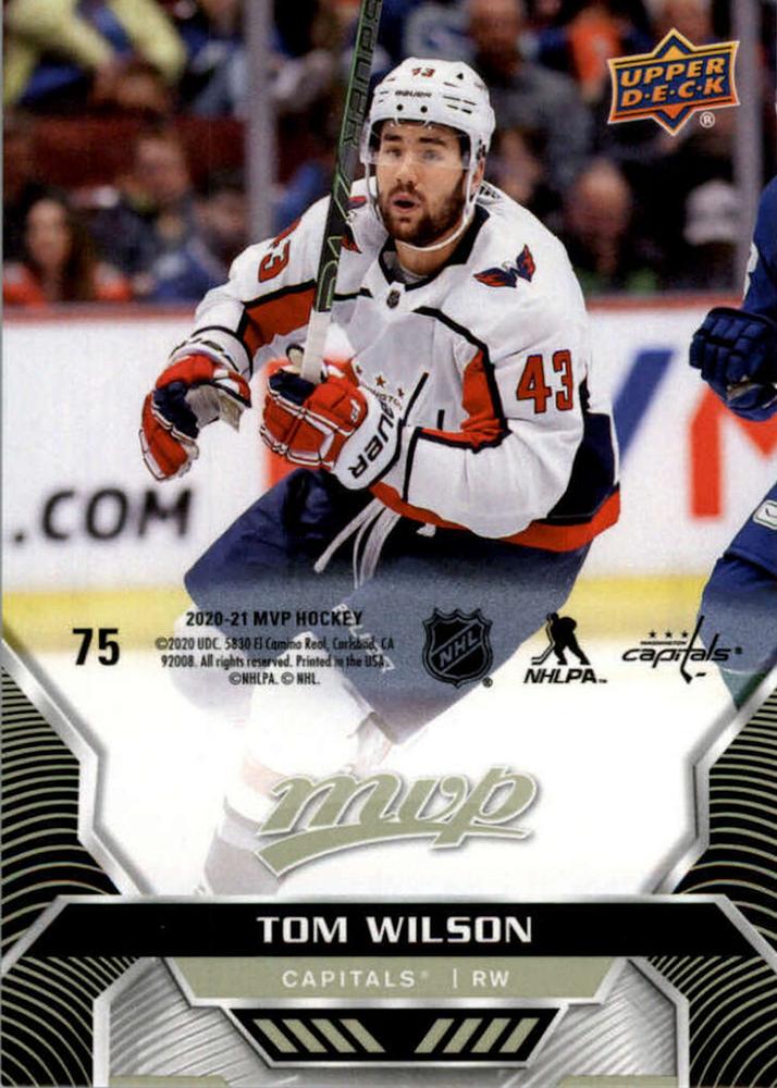 Tom Wilson #75 Washington Capitals | 2020-21 Upper Deck MVP Puzzle Backs