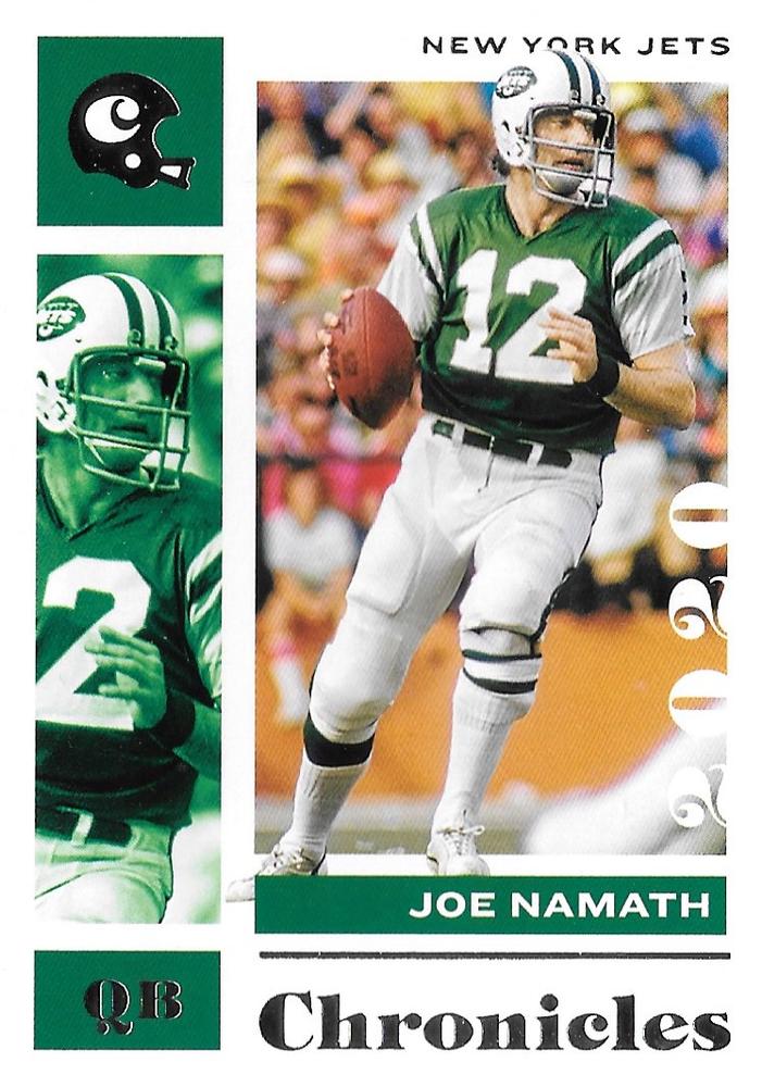 Joe Namath #75 New York Jets | 2020 Panini Chronicles |  | NFL Football
