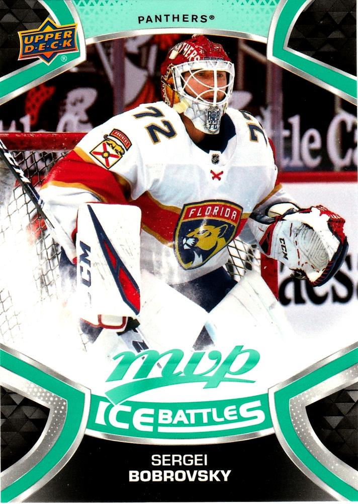 Sergei Bobrovsky #75 Florida Panthers | 2021-22 Upper Deck MVP Ice Battles