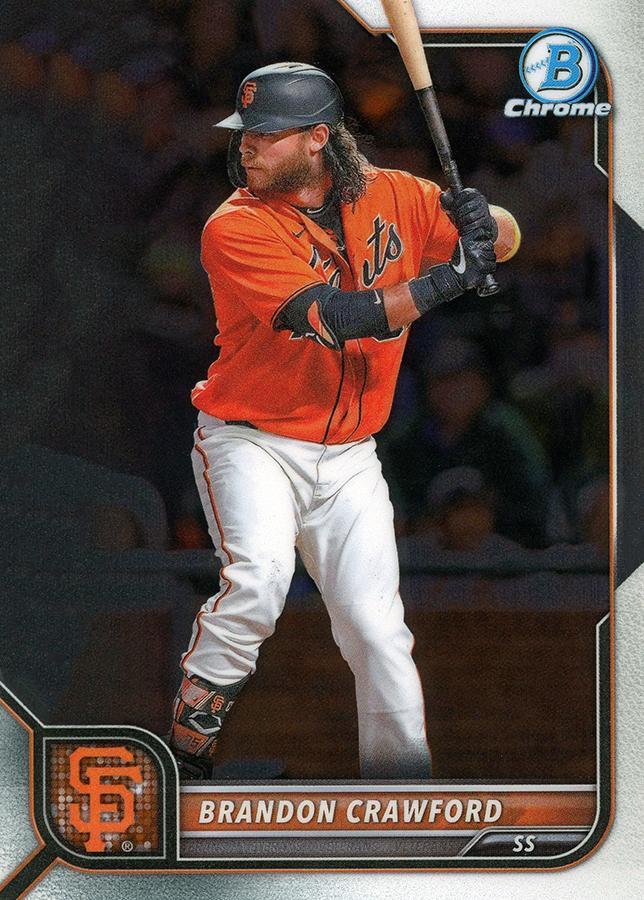 Brandon Crawford #75 San Francisco Giants | 2022 Bowman Chrome