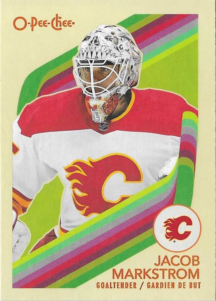 Jacob Markstrom #75 Calgary Flames | 2023-24 O-Pee-Chee Retro