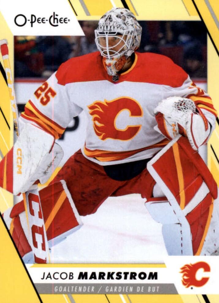 Jacob Markstrom #75 Calgary Flames | 2023-24 O-Pee-Chee Yellow Border