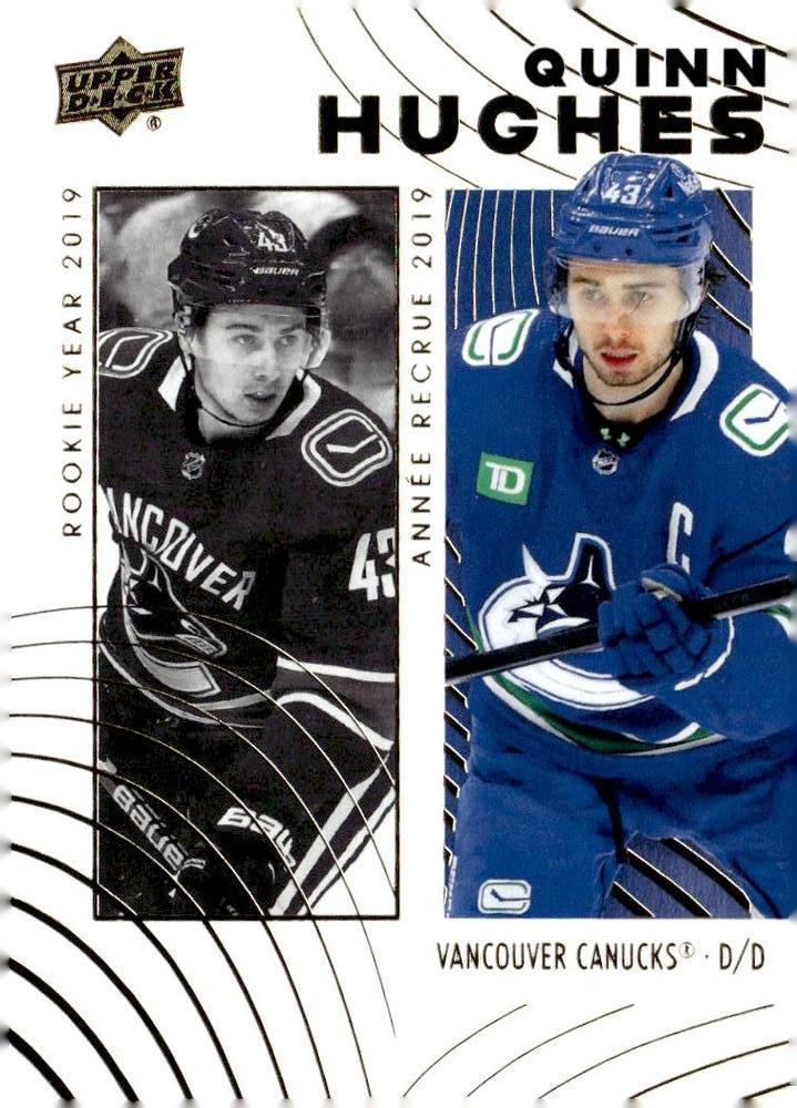 Quinn Hughes #75 Vancouver Canucks | 2024-25 Upper Deck Tim Hortons Retrospective Rookies