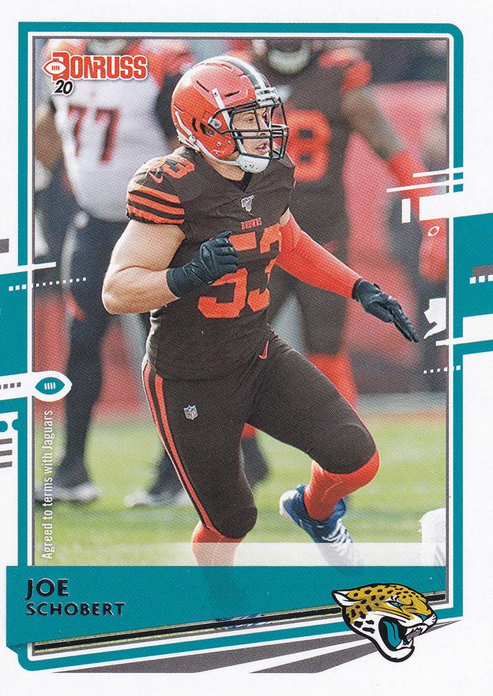 Joe Schobert #76 Jacksonville Jaguars | 2020 Panini Donruss | NFL Football