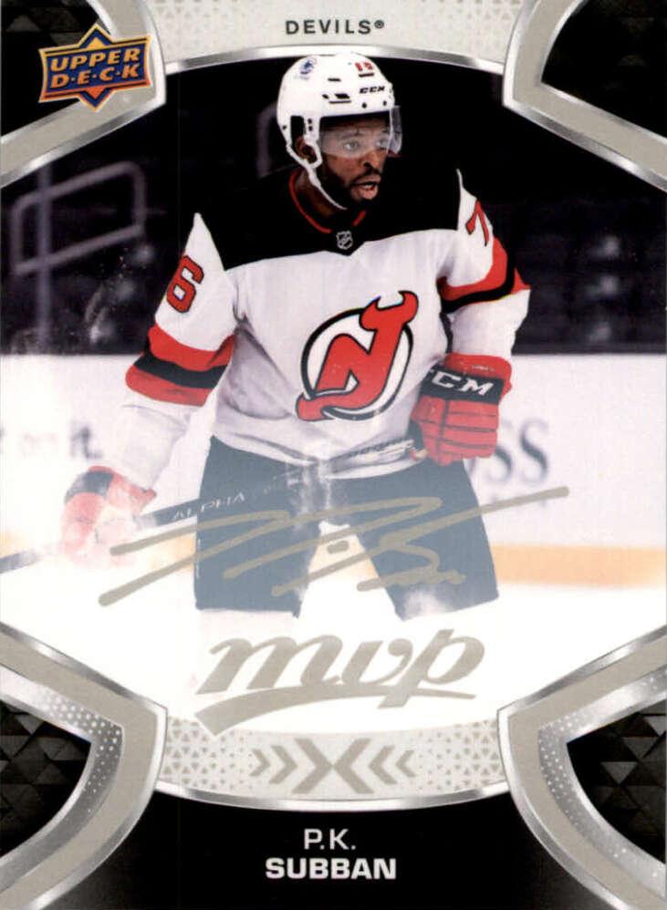 P.K. Subban #76 New Jersey Devils | 2021-22 Upper Deck MVP Silver Script