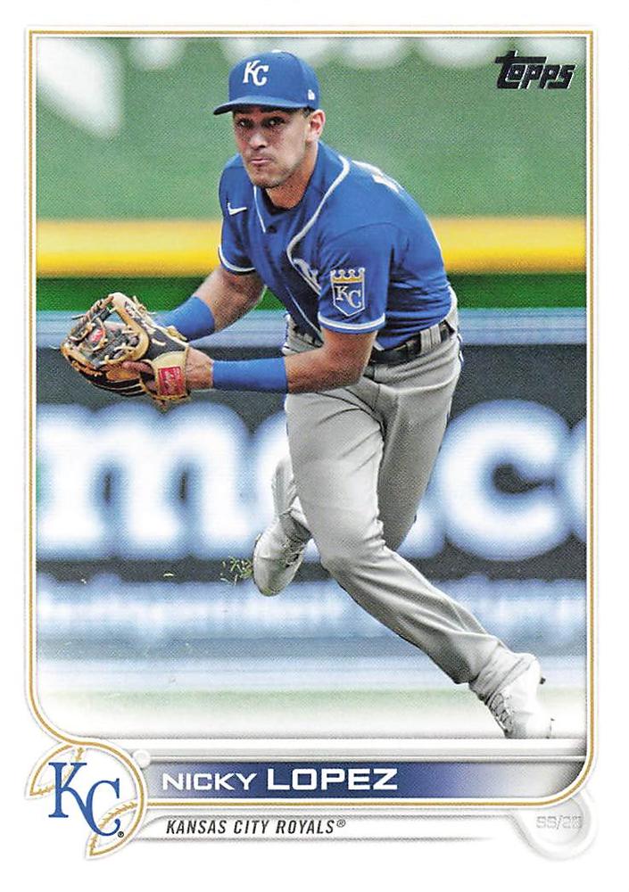 Nicky Lopez #76 Kansas City Royals | 2022 Topps