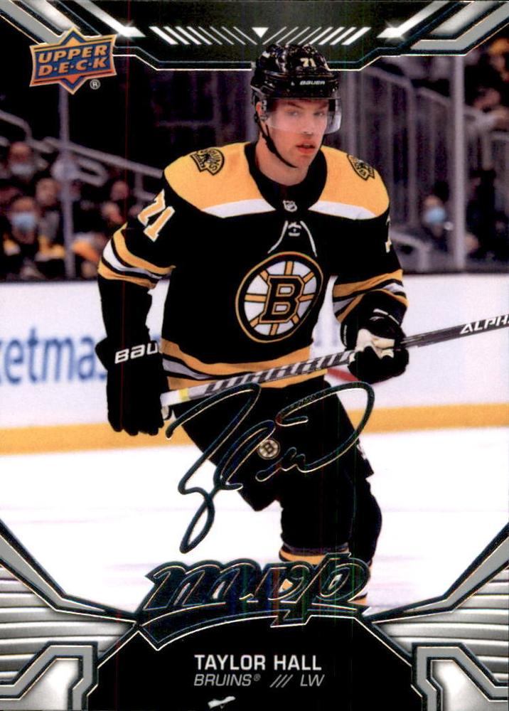 Taylor Hall #76 Boston Bruins | 2022-23 Upper Deck MVP Silver Script