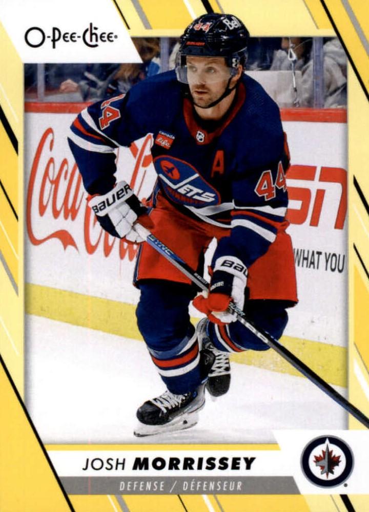 Josh Morrissey #76 Winnipeg Jets | 2023-24 O-Pee-Chee Yellow Border