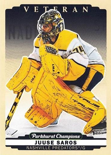 Juuse Saros #76 Nashville Predators | 2022-23 Parkhurst Champions