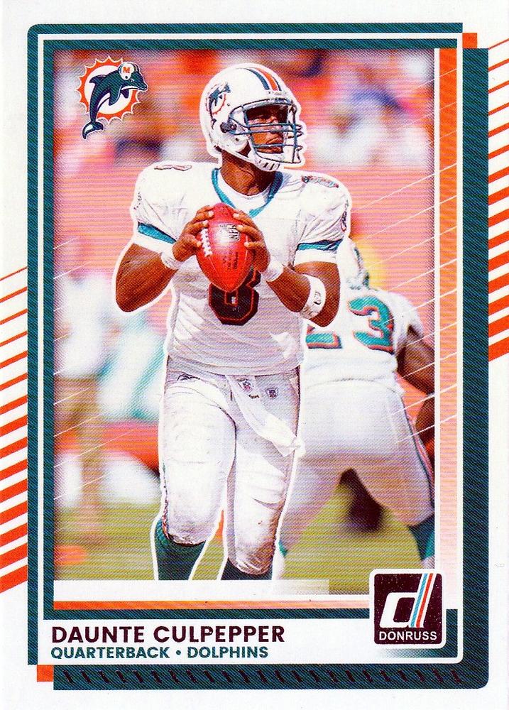 Daunte Culpepper #76 Miami Dolphins | 2025 Donruss | NFL Football
