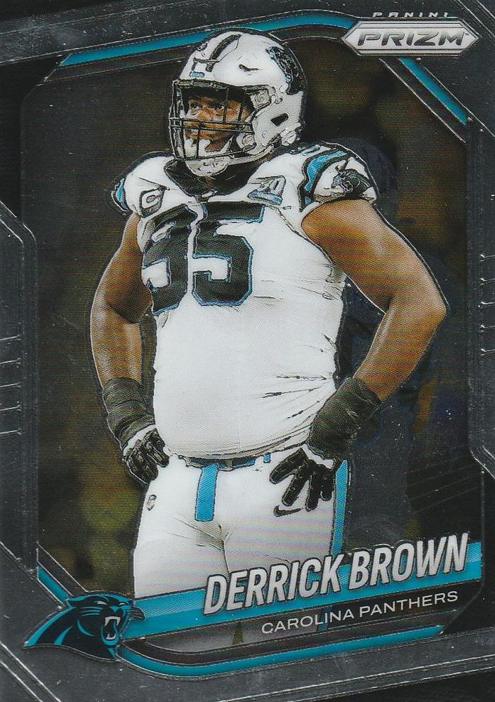 Derrick Brown #76 Carolina Panthers | 2025 Panini Prizm | NFL Football