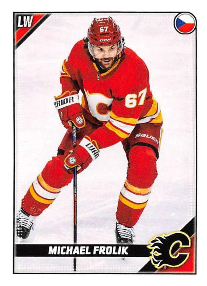 Michael Frolik #77 Calgary Flames | 2019-20 Topps NHL Sticker Collection