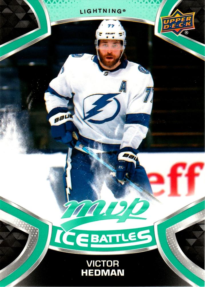Victor Hedman #77 Tampa Bay Lightning | 2021-22 Upper Deck MVP Ice Battles