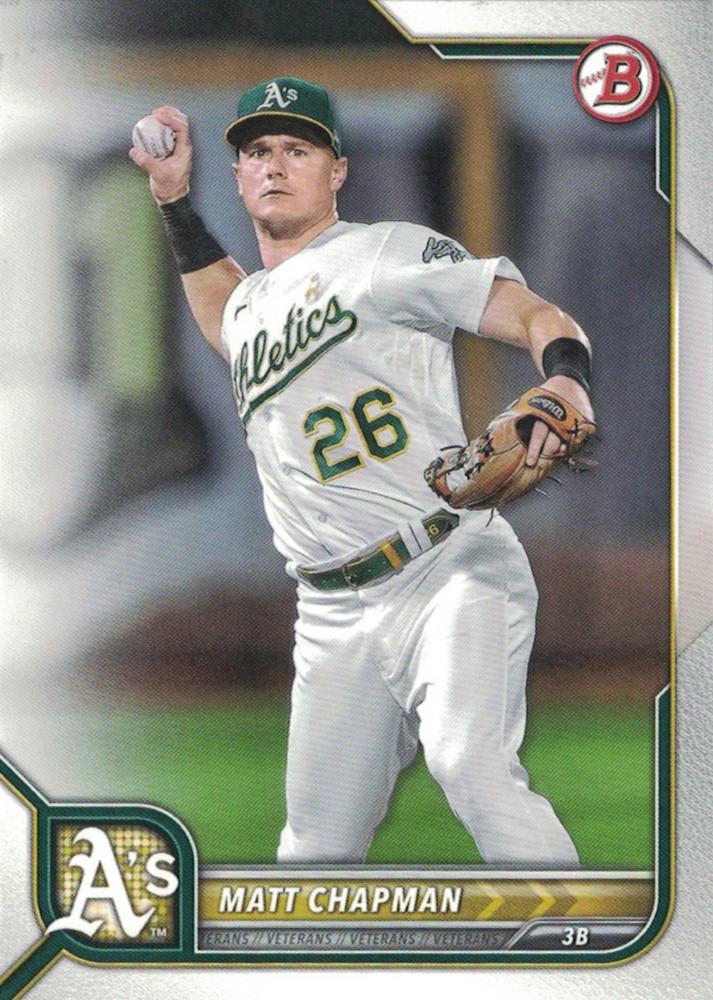 Matt Chapman #77 Oakland Athletics | 2022 Bowman